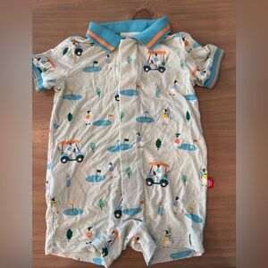 Magnetic me boy 3-6m fairway fetch modal romper